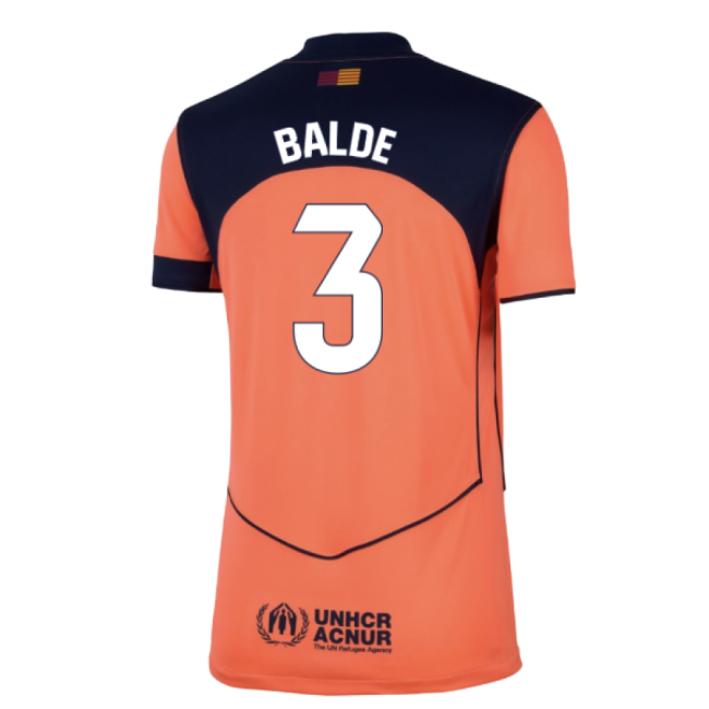 2025-2026 Barcelona Third Shirt (Womens) (Balde 3)-Football Jersey Hub