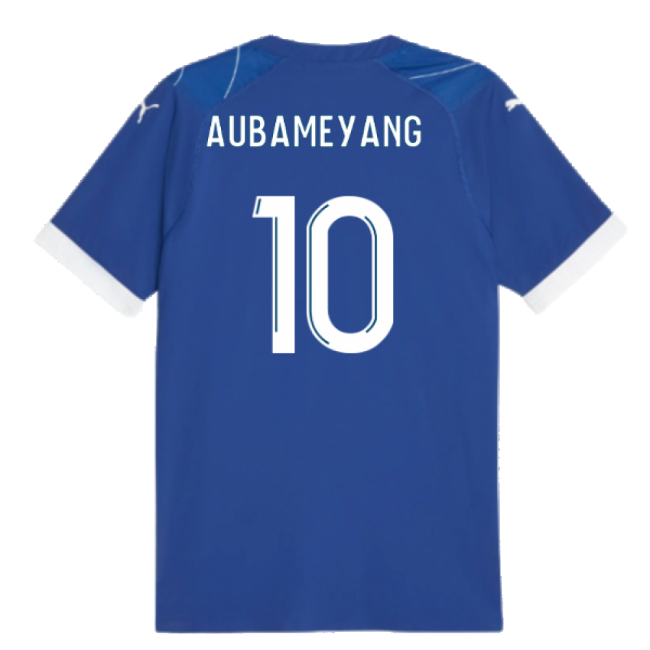 2023-2024 Marseille Away Shirt (Aubameyang 10)-Football Jersey Hub
