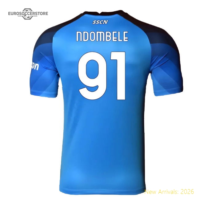 Napoli 2022-23 Player Issue Home Shirt (3XL) (Ndombele 91) (Excellent)-Football Jersey Hub