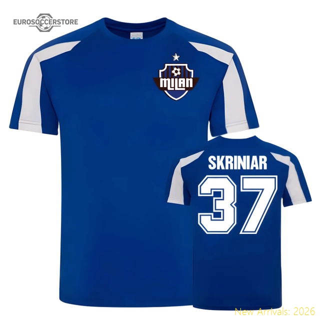 Milan Skriniar Inter Milan Sports Training Jersey (Blue)-Football Jersey Hub