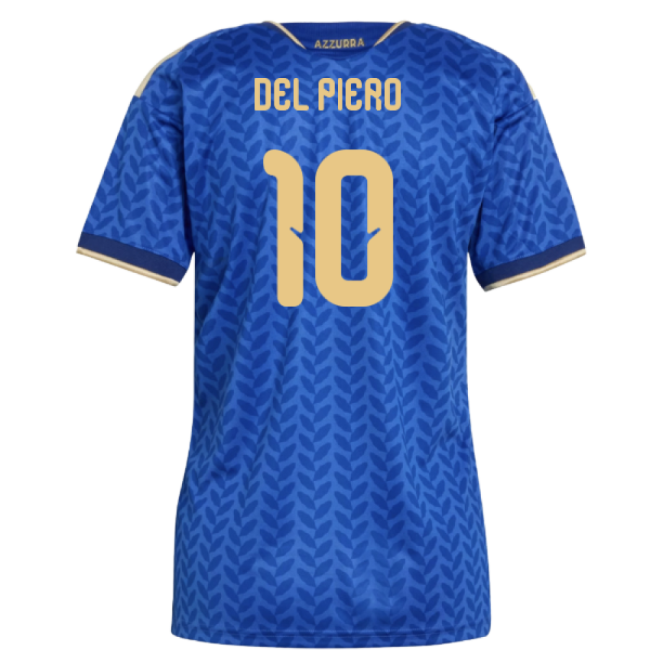 2026-2027 Italy Home Shirt (Womens) (Del Piero 10)-Football Jersey Hub