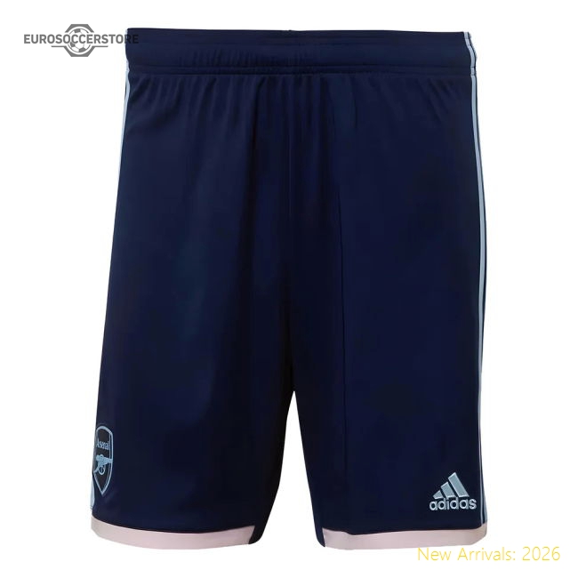 2022-2023 Arsenal Third Shorts (Navy)-Football Jersey Hub