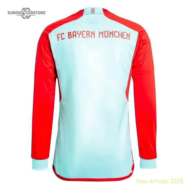 2023-2024 Bayern Munich Long Sleeve Home Shirt (Kids)-Football Jersey Hub