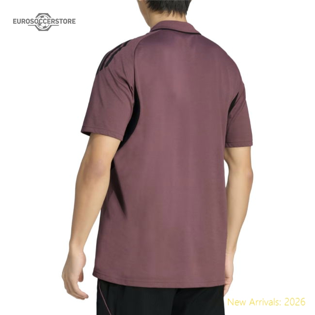 2025-2026 Real Madrid Polo Shirt (Shadow Fig)-Football Jersey Hub