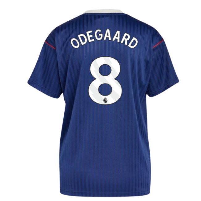 Arsenal Terrace Icons Shirt (Navy) (Odegaard 8)-Football Jersey Hub