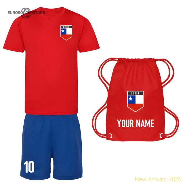 Personalised Chile Training Kit Package-Football Jersey Hub