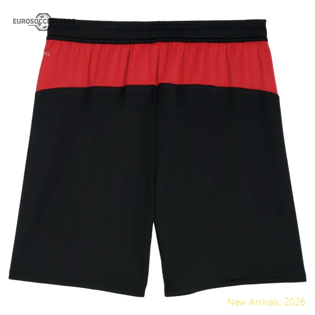 2025-2026 AC Milan Home Shorts (Black)-Football Jersey Hub