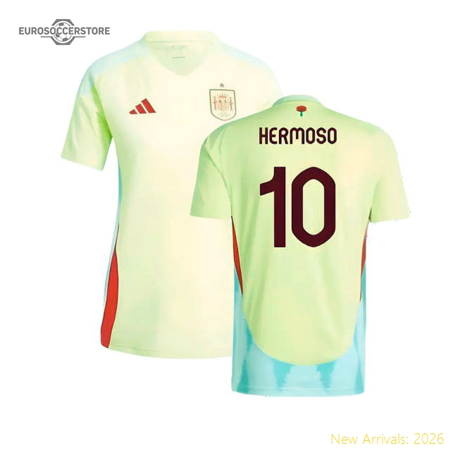 2024-2025 Spain Away Shirt (Ladies) (Hermoso 10)-Football Jersey Hub