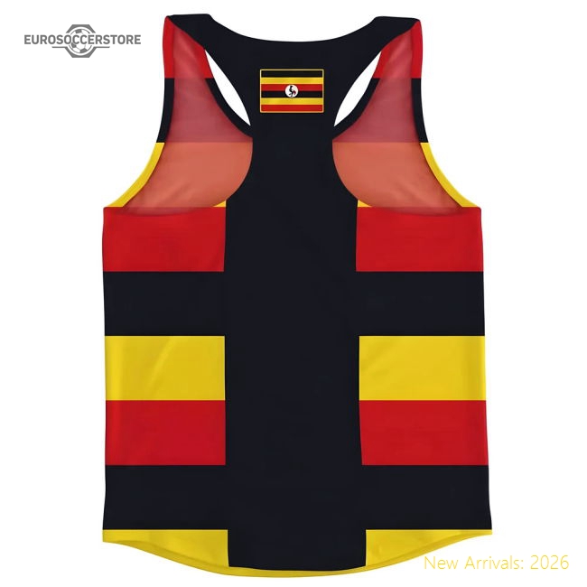 Uganda Flag Running Vest-Football Jersey Hub