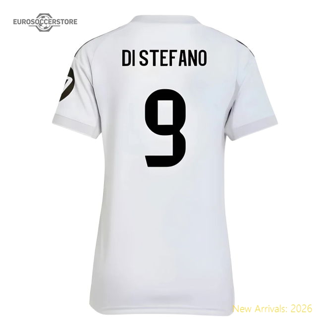 2025-2026 Real Madrid Home Shirt (Womens) (Di Stefano 9)-Football Jersey Hub