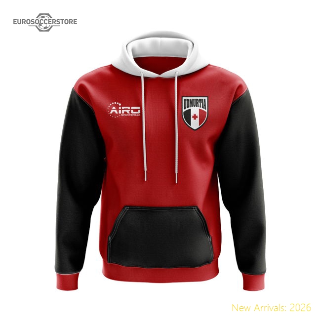 Udmurtia Concept Country Football Hoody (Red)-Football Jersey Hub