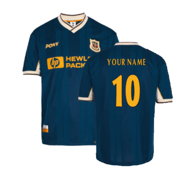 1997-1999 Tottenham Away Pony Reissue Shirt (Your Name)-Football Jersey Hub