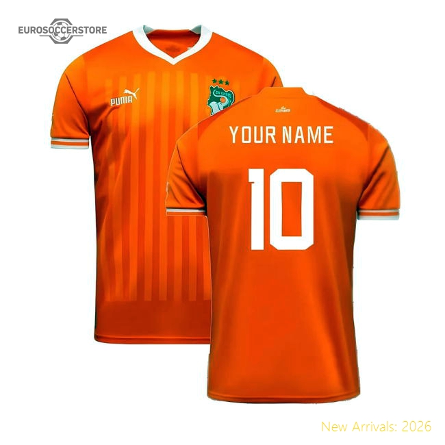 2023 Ivory Coast Home AFCON Winner Shirt (Your Name)-Football Jersey Hub
