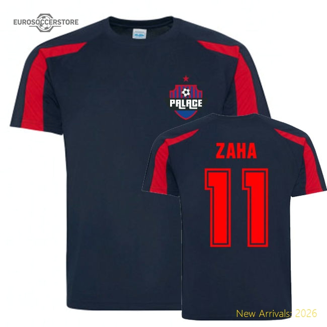 Wilfred Zaha Crystal Palace Sports Training Jersey (Navy-Red)-Football Jersey Hub