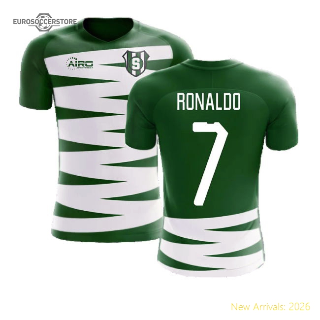2025-2026 Sporting Lisbon Home Concept Football Shirt (Ronaldo 7)-Football Jersey Hub
