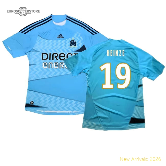 Marseille 2009-10 Away Shirt ((Excellent) M) (Heinze 19)-Football Jersey Hub