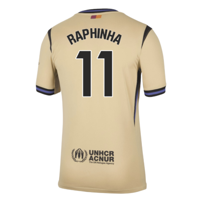 2025-2026 Barcelona Away Shirt (Raphinha 11)-Football Jersey Hub