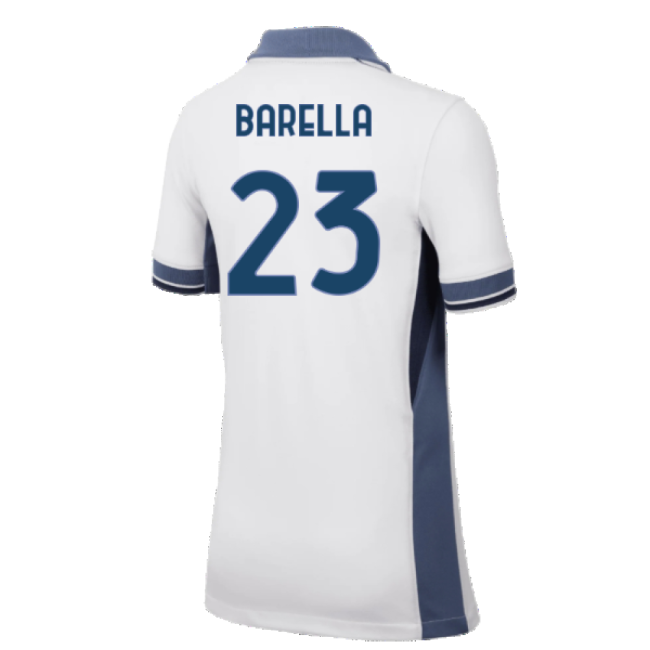 2024-2025 Inter Milan Away Shirt (Kids) (Barella 23)-Football Jersey Hub