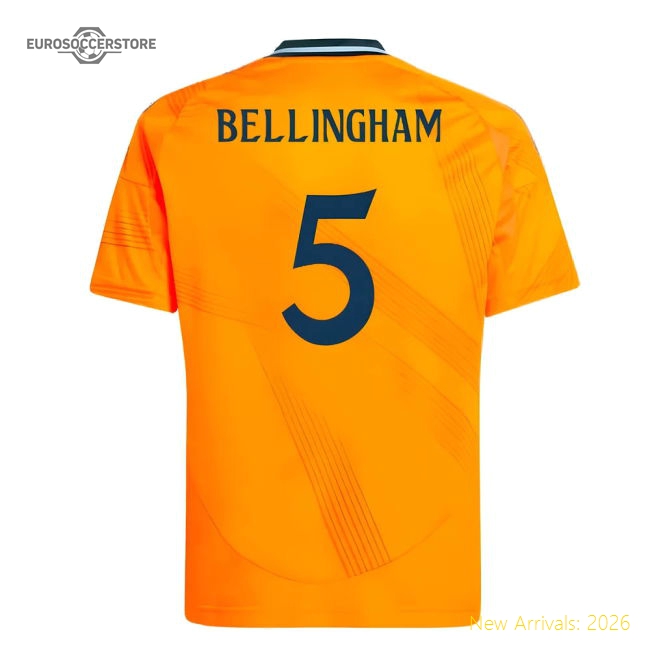2024-2025 Real Madrid Away Youth Kit (Bellingham 5)-Football Jersey Hub
