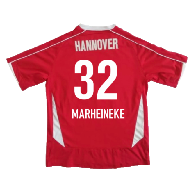 Hannover 2008-09 Home Shirt ((Excellent) M) (Marheineke 32)-Football Jersey Hub