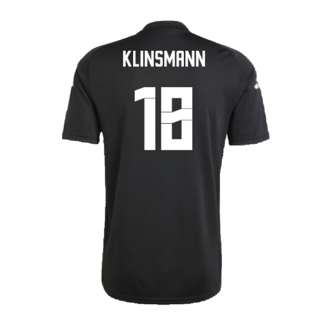 2024-2025 Germany Pre-Match Shirt (Black) (Klinsmann 18)-Football Jersey Hub