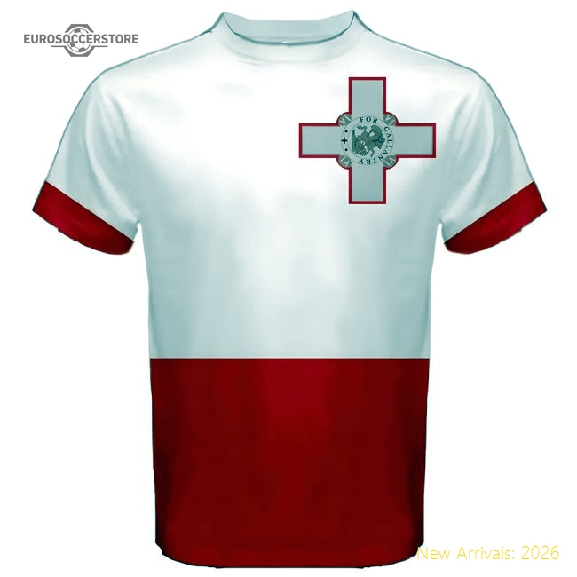 Malta Maltese Flag Sublimated Sports Jersey-Football Jersey Hub