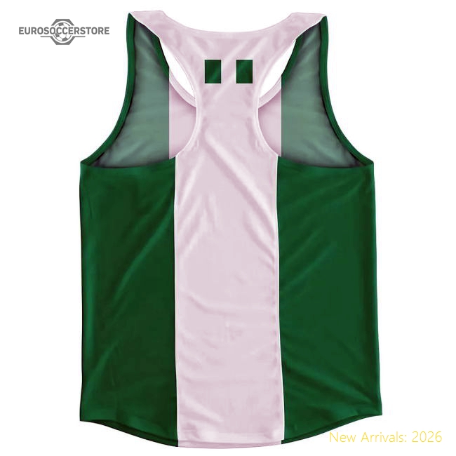 Nigeria Flag Running Vest-Football Jersey Hub