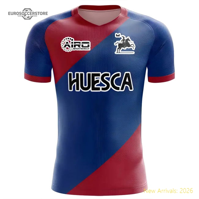 2025-2026 SD Huesca Home Concept Football Shirt-Football Jersey Hub