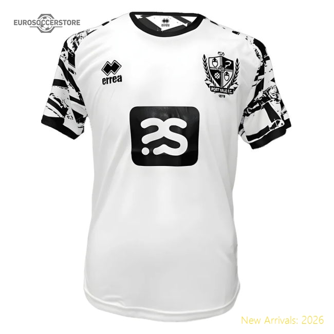 2022-2023 Port Vale Home Shirt-Football Jersey Hub