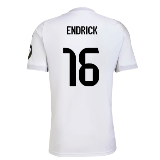 2025-2026 Real Madrid Home Shirt (Endrick 16)-Football Jersey Hub