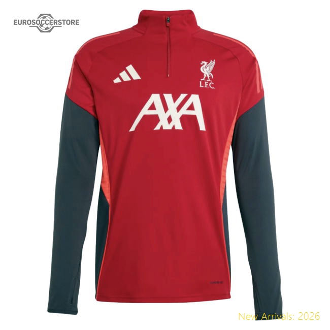 2025-2026 Liverpool Training Top (Strawberry Red)-Football Jersey Hub