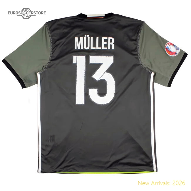 Germany 2016-17 Away Shirt (M) Muller #13 (Excellent)-Football Jersey Hub