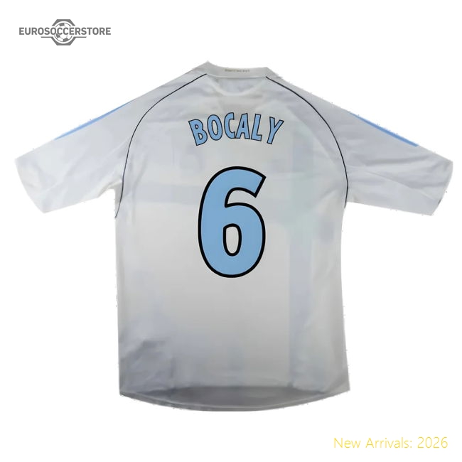 Marseille 2004-05 Home Shirt ((Excellent) L) (Bocaly 6)-Football Jersey Hub