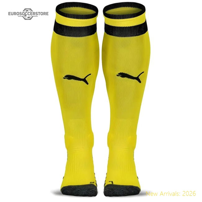 2018-2019 AC Milan Home Goalkeeper Socks (Yellow) - Kids-Football Jersey Hub