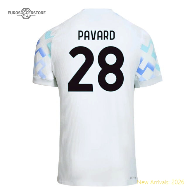 2025-2026 Inter Milan Authentic Away Shirt (Pavard 28)-Football Jersey Hub