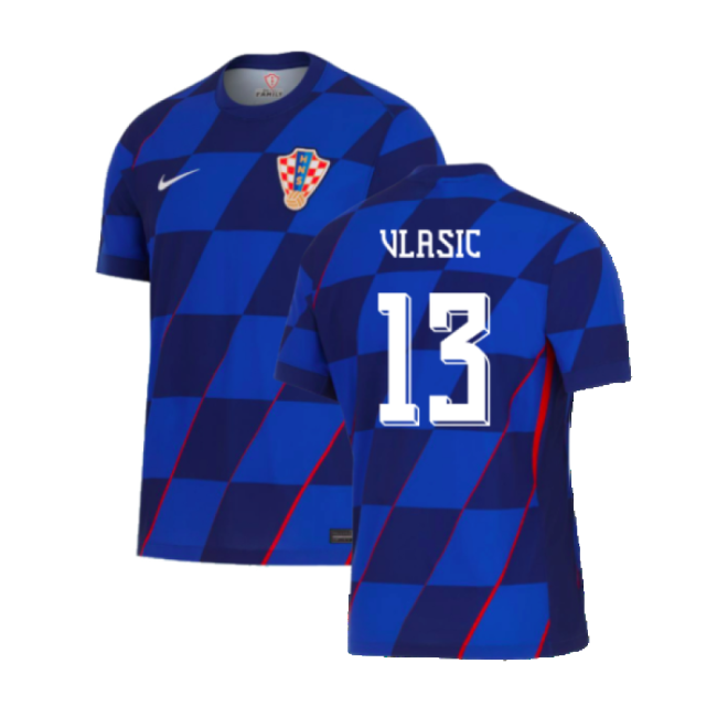 2024-2025 Croatia Away Shirt (Vlasic 13)-Football Jersey Hub