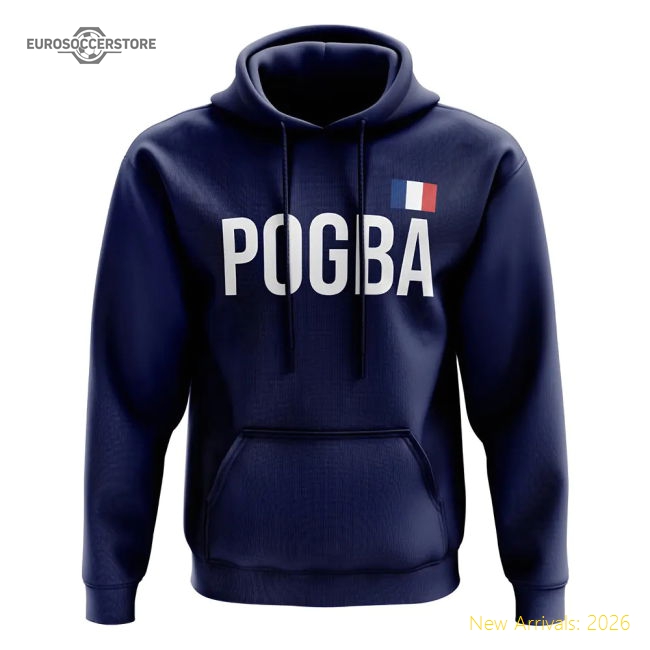 Paul Pogba France Name Hoody (Navy)-Football Jersey Hub