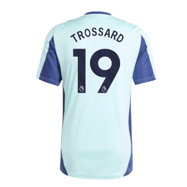2024-2025 Arsenal Training Jersey (Clear Aqua) (Trossard 19)-Football Jersey Hub
