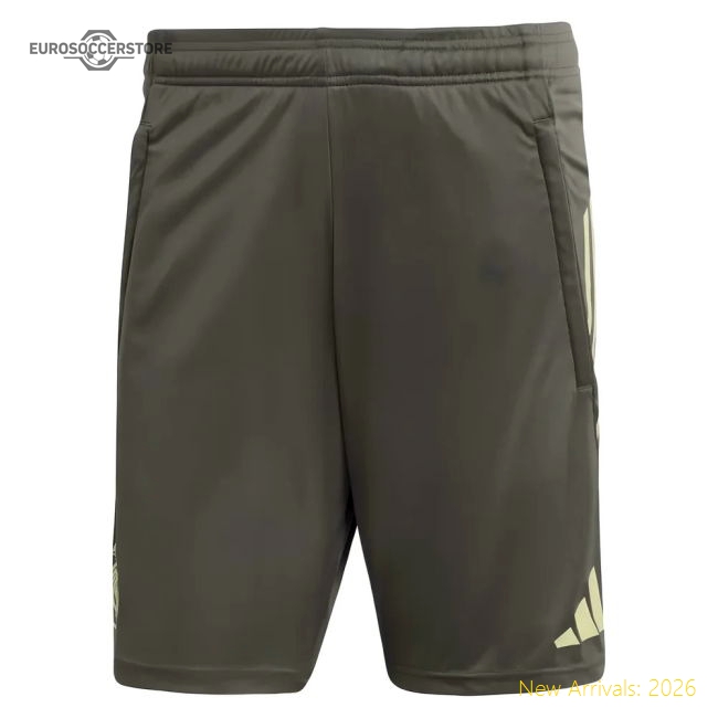 2025-2026 Real Madrid Training Shorts (Utility Grey)-Football Jersey Hub