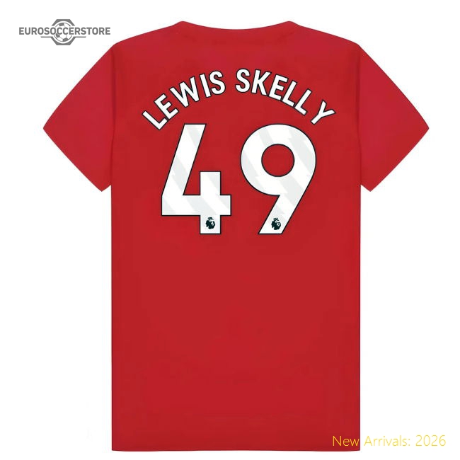 Arsenal Poly T-Shirt (Red) - Kids (Lewis Skelly 49)-Football Jersey Hub
