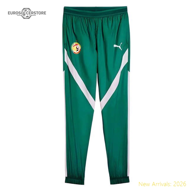 2024-2025 Senegal Prematch Woven Pants (Green)-Football Jersey Hub