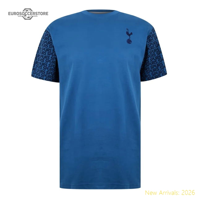 Tottenham Hotspur Graphic T-shirt (Blue)-Football Jersey Hub