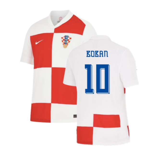 2024-2025 Croatia Home Shirt (Boban 10)-Football Jersey Hub