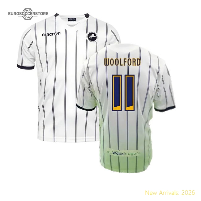 Millwall 2013-14 Away Shirt ((Good) XXL) (Woolford 11)-Football Jersey Hub