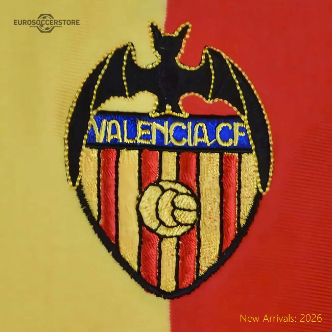 Valencia 1970s Retro Football Shirt-Football Jersey Hub