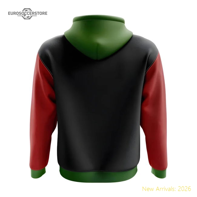 Afghanistan Concept Country Football Hoody (Black)-Football Jersey Hub