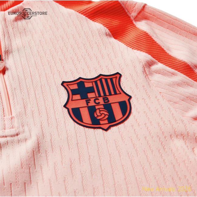 2025-2026 Barcelona Dri-FIT ADV Elite Drill Top (Crimson Tint)-Football Jersey Hub
