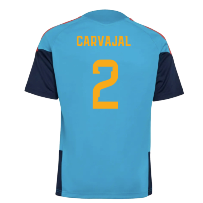 2025-2025 Spain Training Jersey (Bold Aqua) - Kids (Carvajal 2)-Football Jersey Hub