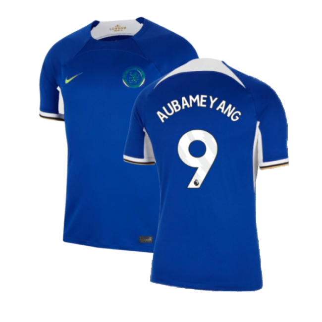 2023-2024 Chelsea Home Shirt (AUBAMEYANG 9)-Football Jersey Hub