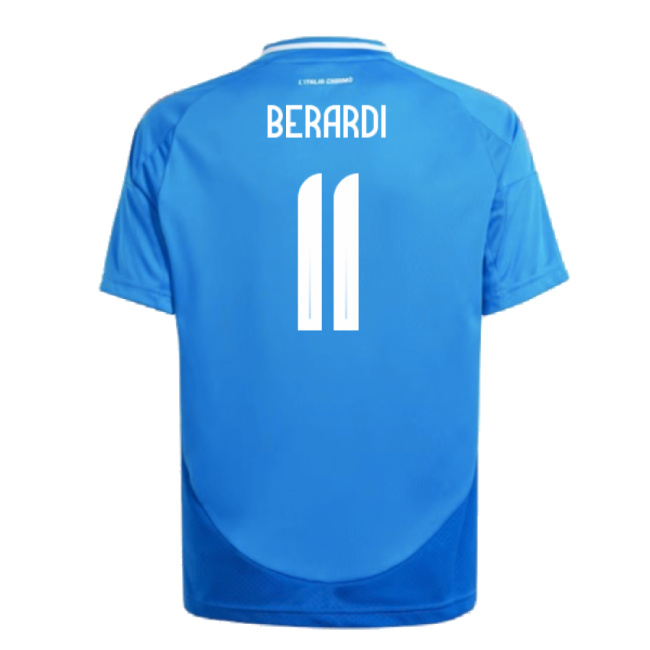 2024-2025 Italy Home Shirt (Kids) (BERARDI 11)-Football Jersey Hub